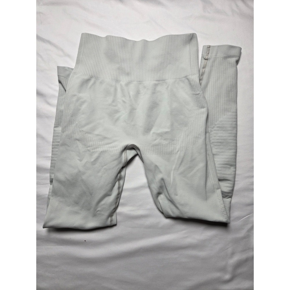 Women's Best Seamless High Waisted Athletic Leggings Sage Green Yoga Pants - Picture 5 of 8